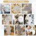 Haefoo 7.2FT White Round Backdrop Cover for 5 to 7.2ft Circle Arch Stand - Adjustable Wrinkle Free Circle Backdrop Cover for Birthday Wedding Baby Shower Photography Party Background Decor - Buy Online on GoSupps.com