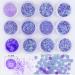 Chunky Glitter Sequins Kit - Butterfly Heart Hexagon Sparkle Nail Art Decoration in Purple for Makeup & Crafts | AddFavor - Buy Online on GoSupps.com