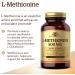 Solgar L-Methionine 500mg Capsules - Antioxidant Booster for Fat Metabolism - Vegan, Gluten-Free, Dairy-Free, Kosher - 90 Servings - Buy Online on GoSupps.com
