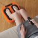 ROTAI Vibration Foot Massager - Relax & Relieve Pain with Acupressure Therapy | Electric Circulation Device with Remote Control in Orange Black - Buy Online on GoSupps.com