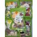Green Reptiles Birthday Gummy Jelly Sweet Pouch Party Bag Kids Pick n Mix x 3 approx 100g