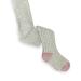 Non-Slip Super Soft Ribbed Baby and Toddler Girls Tights - Cosy Winter warm anti-skid tights for Active Children 6-12 Months Grey Marl