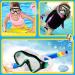 Kids Swim Mask with Nose Cover | Snorkel Diving Mask for Scuba Snorkeling | Anti-Fog Lens | Waterproof Socket | 180 View Angle | Black/Green - Buy Online on GoSupps.com
