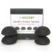 Sinutan | Konjac Face Sponge | 100% Natural Bamboo Activated Charcoal | Konjac Round Sponge for Exfoliation and Deep Pore Cleansing | Face and Body
