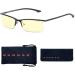 GUNNAR Premium Gaming Glasses | Blocks 65% Blue Light | Emissary Onyx Amber Tint Frame | Shop Internationally - Buy Online on GoSupps.com