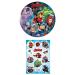 Set of 2 Avengers edible cake toppers + mini cake toppers cake decoration for children's birthdays (Avengers No.2)