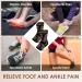 Copper Ankle Brace Copper Infused Ankle Support Compression Sleeve for Foot Pain Relief Plantar Fasciitis Sprained Ankle Achilles Tendonitis Open Toe Compression Socks for Men Women(M) - Buy Online on GoSupps.com