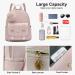 Girls Mini Backpack Purse - Fashion PU Leather School Bag for Teens & Women (Pink) - Buy Online on GoSupps.com