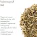 Wormwood Mugwort Organic Herbal Tea - Strong and Bitter - 100g - Buy Online on GoSupps.com