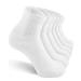 NevEND Diabetic Cotton Ankle Socks Health Circulatory Physicians Approved Mens Womens 13-15 6 Pairs White