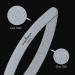 Washable Double Sided Gray Curved Fingernail Files 10 Pack | 180 240 Grit Emery Boards - Buy Online on GoSupps.com