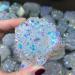 Home Decoration Natural White Angel Aura Quartz Electroplating White Crystal Cluster Colorful Point Geode Enegry Crystals Decor Stones Home Collections (Size : 230-280g) - Buy Online on GoSupps.com