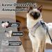Supet Cat Tableware Dishes & Soft Vest with Leash for Kittens & Puppies - Gray (Size M: 33-38 cm) | International Shipping - Buy Online on GoSupps.com