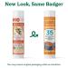Badger Kids Natural Mineral Sunscreen Face Stick SPF 35 - Tangerine & Vanilla, 0.65 oz - Buy Online on GoSupps.com