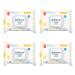 Johnson's Hand & Face Baby Sanitizing Cleansing Wipes for Travel and On-The-Go, No More Tears Formula, Paraben and Alcohol Free, 25 ct, Case of 4