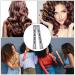 Elcoho 48 Pieces Gray Hair Perm Rods 3.3x0.6 Inch with Steel Pintail Comb and Perm Paper - Hairdressing Styling Tools (Pack of 48) - Buy Online on GoSupps.com
