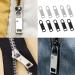 Buy Dalaetus 20-Piece Zipper Replacement Set - Removable Metal Rice Closures for Jackets Suitcases Clothes Shoes (Black & Silver) - International Shipping Available - Buy Online on GoSupps.com