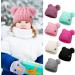 Baby Girls Double Pom Pom Bobble Hat - Toddler Winter Beanie | Kids Warm Knitted Bonnet Cap for Boys & Girls 1-6Y | Pink - Buy Online on GoSupps.com