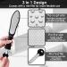 Auxmir 3-in-1 Corneal Remover & Mini Corneal Plane - Double-Sided Stainless Steel Foot Care Tool for Professional Pedicure | International Shipping Available - Buy Online on GoSupps.com