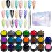 20 Pack Spider Gel, UV Gel Nail Polish with 2 Nail Art Line Pen DIY Nail Art Drawing Gel for Manicure Decorations for Halloween Party Dance B-10pack