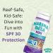 Reef Friendly Kids Sunscreen SPF 30 | UVA/UVB Protection Vegan Non-GMO Water Resistant - 8 FL OZ - Buy Online on GoSupps.com