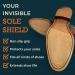 Transparent Sole Protector - Anti-Slip Shoe Grips for Men & Women | Non-Slip Pads Medium US 10-12 (EU 43-46) - Cost-Effective Shoe Sole Protection - Buy Online on GoSupps.com