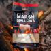 BBQ Marshmallows - Fluffy Fat-Free & Gluten-Free Campfire Treats | 300g with 6 Wooden Skewers for Chocolate Fondue & S'mores - Buy Online on GoSupps.com