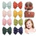 16 pieces baby girl hair loop clips hair clips crocodile clamp hair jewelry for girls toddler children teenage and big girls (m421)