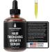 Hair Growth Serum + Lash Serum For Hair Thickening + Moisturizing. Vegan Hair Growth Oil for Eyelash and Scalp Treatment For Women  Men with Dry  Frizzy  Weak Hair  Hair Loss. With Peppermint Oil 1oz 1 Fl Oz (Pack of 1)
