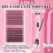 TOOCHUNAG Eyelash Extension Kit - 320pcs 30D+40D Individual Lashes Cluster Set with Bond, Seal, and Tweezers - DIY Lash Extensions 8-16mm - Buy Online on GoSupps.com