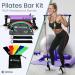 Pilates Bar Kit with 11 Resistance Bands - Portable Fitness Equipment for Home Workouts - Buy Online on GoSupps.com