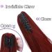 Silk-Co Ponytail Extensions - 45cm Clip-In Braid Hair Soft Natural Rust Red & Dark Red 150g - Buy Online on GoSupps.com