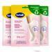 Scholl Foot Mask Set of 3 Nourishing Coconut Oil: Free from fragrances or dyes for dry skin. Non-greasy moisturizing socks easy to use. Recyclable packaging and mask