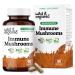 Wild & Organic Immune Mushroom Complex Capsules - 8 Mushroom Blend Supplements for Immunity Support with Turkey Tail Chaga & Reishi Powder - 45 Days Supply - Vegan No Fillers Non-GMO - 90 Count 90 Count (Pack of 1)