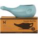 Ceramic Neti Pot for Nasal Cleansing + 5 Sachet Neti Salt - Dishwasher Safe - Blue Color - Buy Online on GoSupps.com