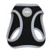 DDOXX Reflecting Airmesh Step -in Dog harness - adjustable breast puppy dishes for all sizes - XL (black) breast size: 48-55 cm black