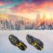 OuterStar Ice & Snow Grips Traction Cleats - 10 Stud Crampons for Shoes/Boots - Anti-Slip Rubber Spikes - Slip-On Stretch Footwear - Large Size - W 10-13/M 8-11 - Extra 10 Studs Included - Buy Online on GoSupps.com