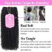 Rolisy 10 Inch Kinky Curly Clip-In Hair Extensions - Human Hair for Black Women, 3C 4A 4B Texture - Buy Online on GoSupps.com