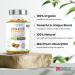 Organic Turmeric Curcumin 1440mg with Black Pepper & Ginger - Soil Association Certified - 120 Vegan Capsules - Made in UK by VitaBright - Buy Online on GoSupps.com