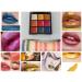 9-Color Glitter Super Gloss Lipstick Palette - Moisturizing Waterproof & Pigmented Makeup for Festivals & Halloween - Buy Online on GoSupps.com