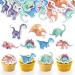 Gold rock 50 pieces of edible tortendeco dinosaurs birthday decoration dino tortendendeko edible dino cake decoration children's birthday dino kuchendeko dino birthday muffin decoration edible dining paper tortendeko dino
