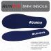 RUN619 Zero Drop Thin 3mm Shoe Insoles - Size E Men's 11-12 - Foot Forming Inserts for Running Walking Work or Hiking - Buy Online on GoSupps.com