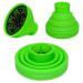 Collapsible Silicone Hair Diffuser Attachment for Portable Travel - Green | SindycurlsMagic - Buy Online on GoSupps.com