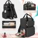 LUXJA Nail Polish Organizer Backpack - Holds 70 Bottles, Nail Lamp, Removable Cases, Tools Storage Pockets - Black - Buy Online on GoSupps.com