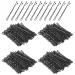 Kavya 200 Pieces Metal Hair Clips 5 cm Wave Shape Bobby Pins Hairpin Set for Women Girls and Hairdressing Salon with Storage Box (Black)