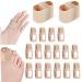 Eksma set with 18 toe extensions made of fabric-reusable protection for broken toes wrapped bandages hammer toe rectors curved toes curved toes