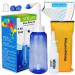 40 Nasal Rinse Mix + Neti Pot | Nose Wash Bottle 300ml + Nasal Spray with Waterproof Storage Bag