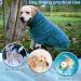 Pettom Dog Bumper Microfiber Bathing Towel - Quick-Drying Bathroom Accessory for Small Medium & Large Dogs (XXL Dark Blue) - Buy Online on GoSupps.com