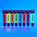 Moon Glow Blacklight Neon Lip Gloss Set - 0.5oz, Pack of 8 | Scented, UV/Blacklight Reactive - Buy Online on GoSupps.com