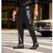 COOFANDY Mens Metallic Shiny Disco Nightclub Pants - Black Medium - Buy Online on GoSupps.com